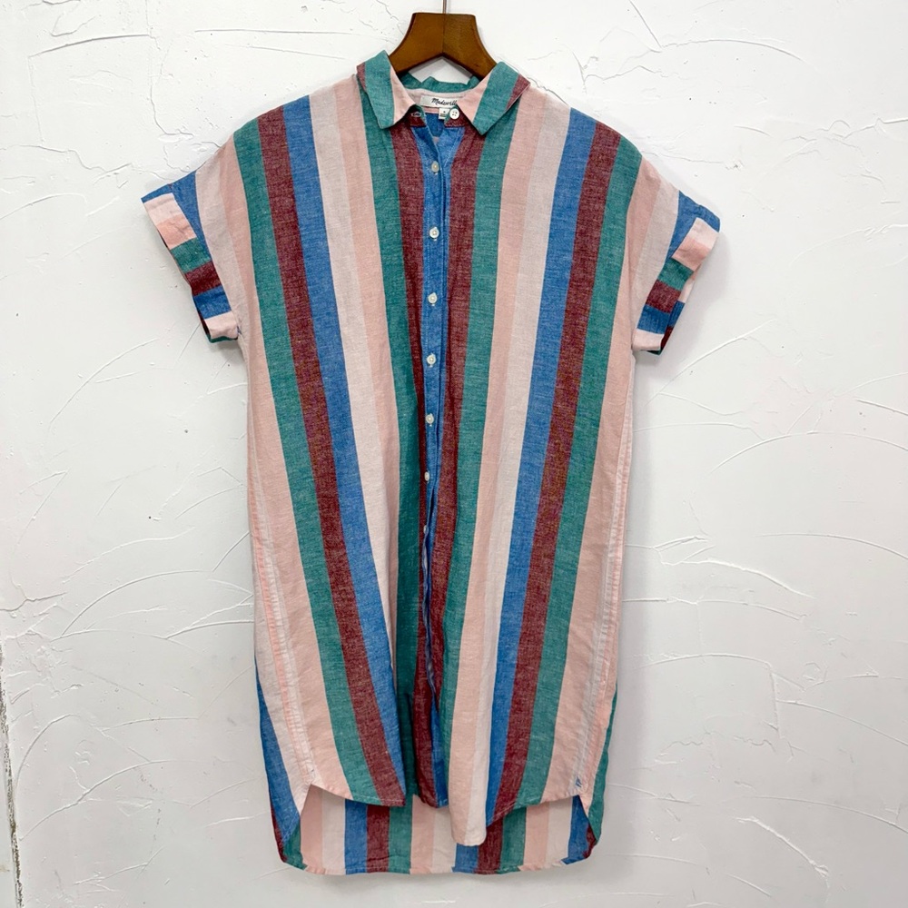 Madewell Central Shirtdress in Flagstaff Stripe - Picture 9 of 15